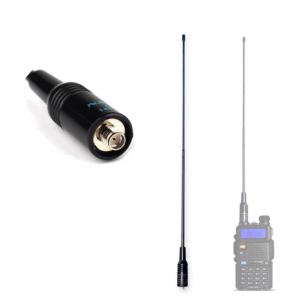 NA-771 Antena ręczna do krótkofalówek VHF/UHF, skanerów np. Baofeng UV-5R, UV-82, BF-888, T-57