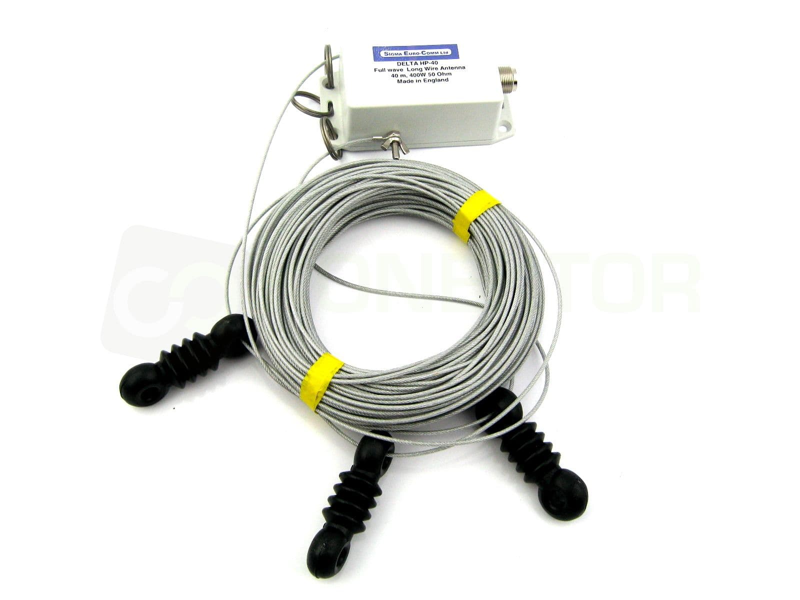 Sigma Delta 40 HP antena pełnowymiarowa na pasma 7/21/28MHz (40m/15m/10m) - konstrukcja DELTA LOOP - długość ok. 40m