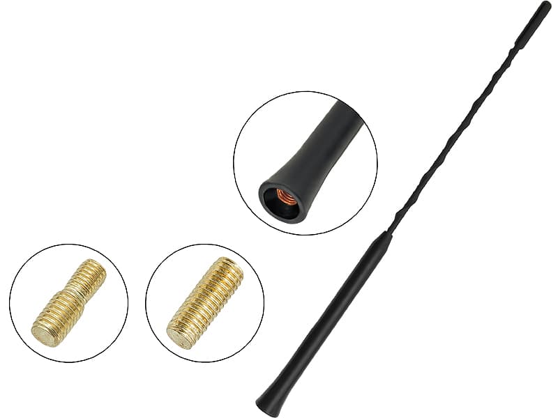 Promiennik / maszt do anteny FM długość 30cm - M5, M6 (antena do radia samochodowego)