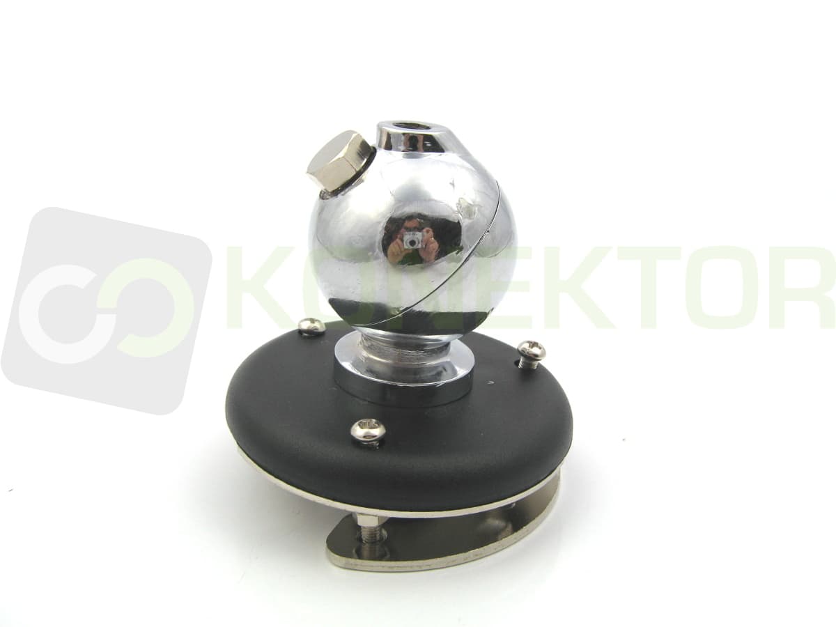 Głowica 3/8 obrotowa 360 stopni AUBALL - montaż na 3 śruby (główka 3/8 montaż ball mount)