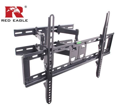 UCHWYT HEAVY DUTY TV 30"-70" OPTICUM SOLID BLACK, nachylenie do -15st. kąt obrotu do 120st. VESA 600x400 maks. LCD/LED/PLAZMA