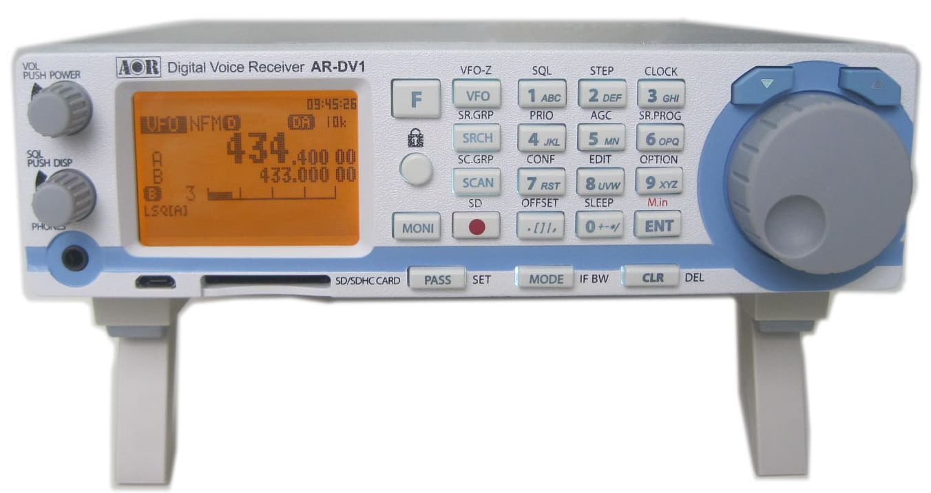 AOR AR-DV1 cyfrowy skaner szerokopasmowy do 1300MHz odbiornik Made in Japan POLSKA INSTRUKCJA