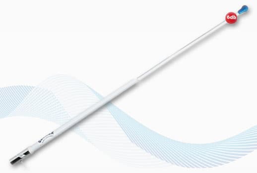 GLOMEX RA1206C Antena morska VHF 156-162MHz długość 240cm, kabel 4,50m, włókno szklane