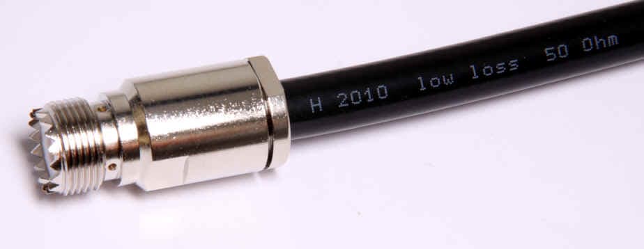 Gniazdo UHF skręcane (do wtyku UC-1) na kabel RG-213, H-1000, RF-10 itp. (gniazdo SO-239 na przewód) PTFE/GOLD # KONEKTOR PRO #