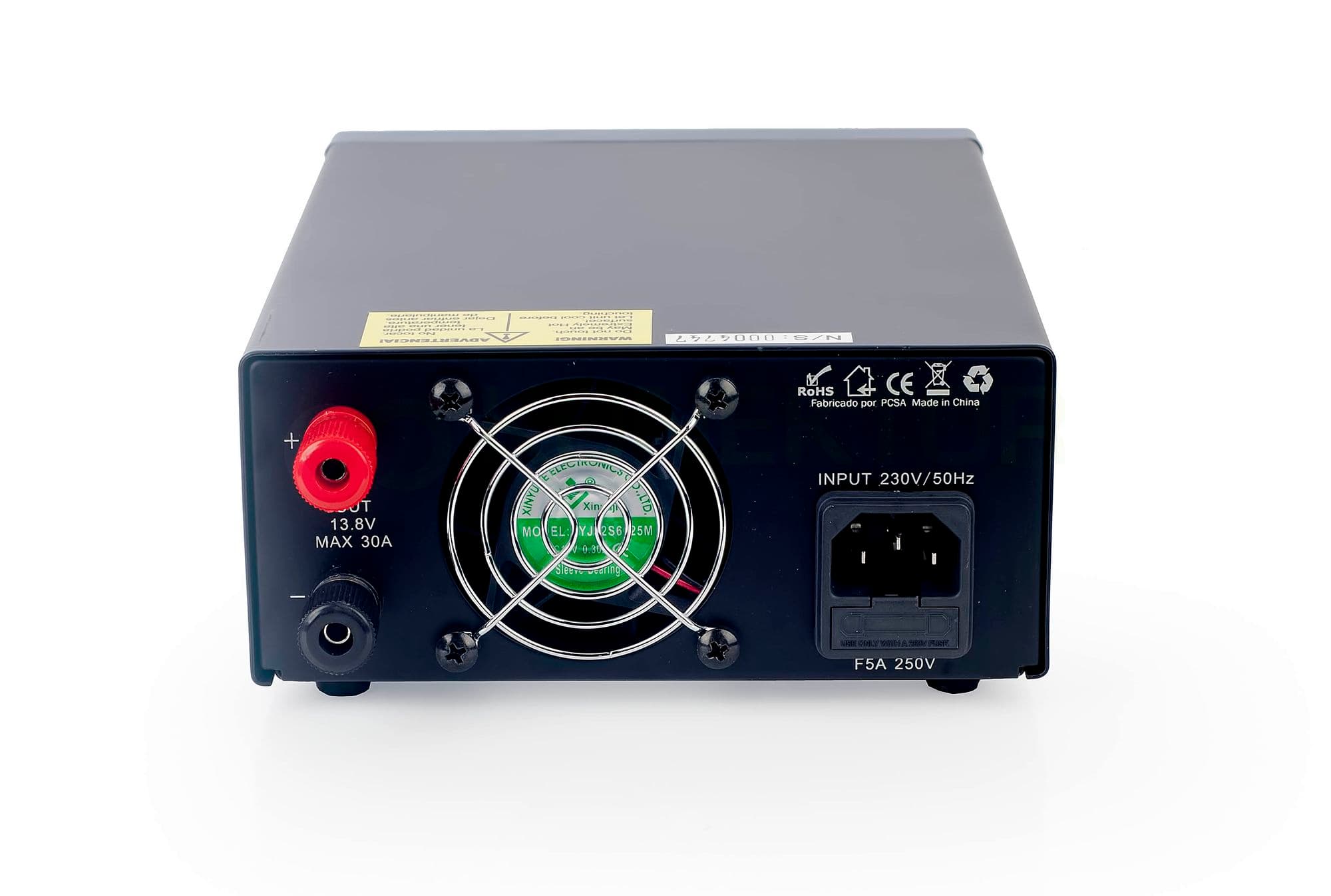 Jetfon PC-30 SWM kompaktowy zasilacz impulsowy 30A wskaźniki, regulacja napięcia 9-15V