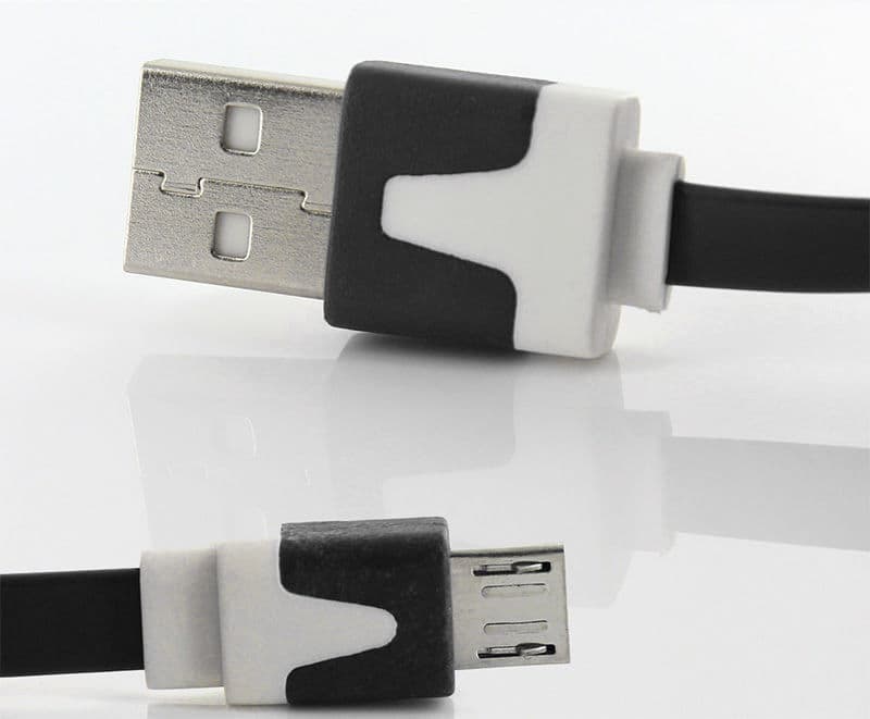 Przedłużacz micro USB z długim płaskim kablem zasilającym 200cm (bez plątania) np. do Yanosik GTR GTS GT - Łódź, Zbąszyńska 2