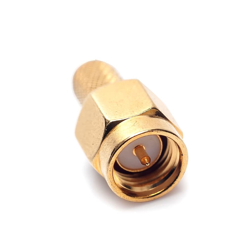 WTYK SMA na kabel RF-5 H-155 Aircell-5 zaciskany PTFE/Gold RADIORA
