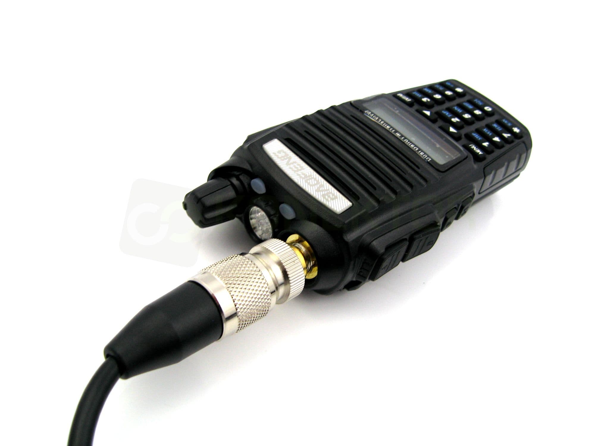 Adapter przejściówka SMA-F (żeńskie) / UC-1 do Baofeng UV-5R, UV-82 - RADIORA PTFE/Gold