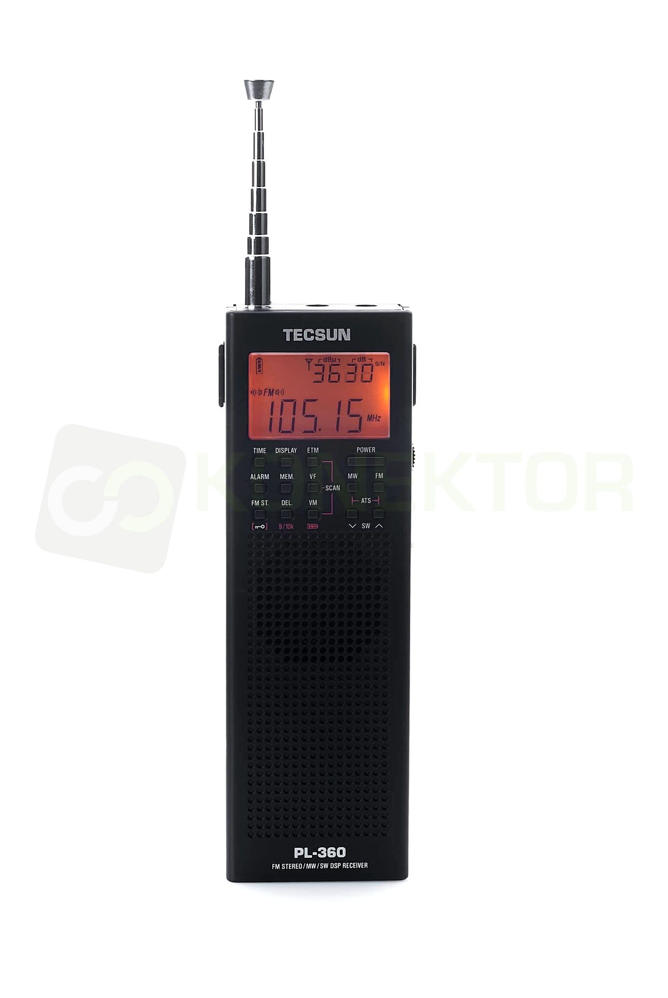 TECSUN PL-360 DSP kompaktowy odbiornik globalny (przenośny)  - FM Stereo/MW/LW/SW