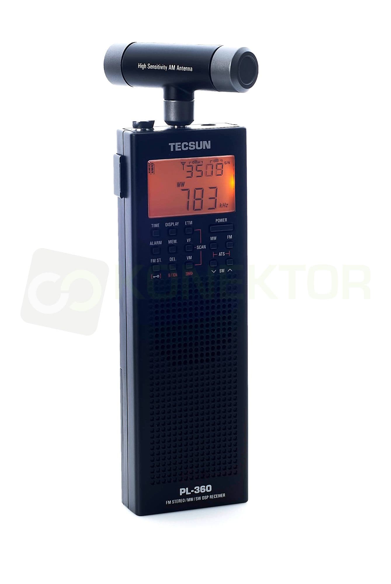 TECSUN PL-360 DSP kompaktowy odbiornik globalny (przenośny)  - FM Stereo/MW/LW/SW