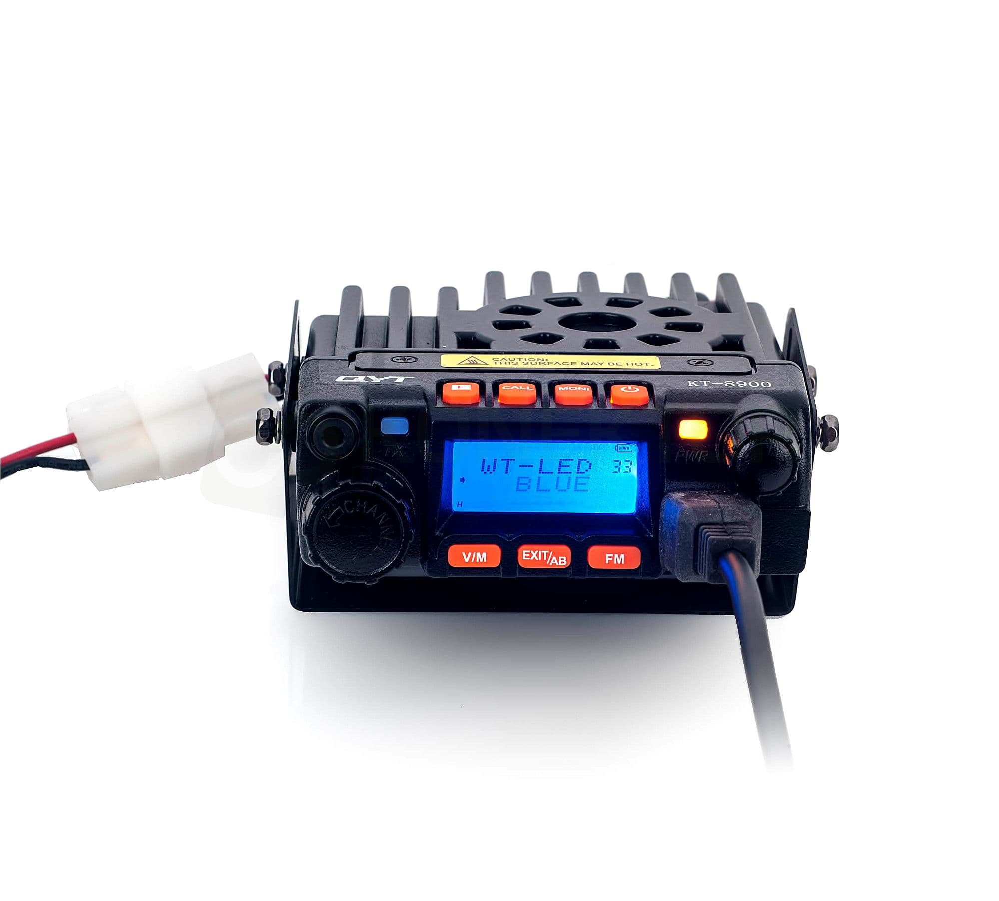 QYT KT-8900 EXPORT (z wentylatorem) 136-174/400-480MHz miniaturowy duobander przewoźny radiotelefon VHF/UHF - moc 25W