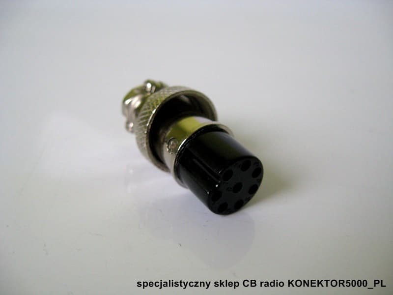 Wtyk mikrofonowy 8-PIN (prosty) np. do CB radia, KF Icom, Yaesu, Kenwood