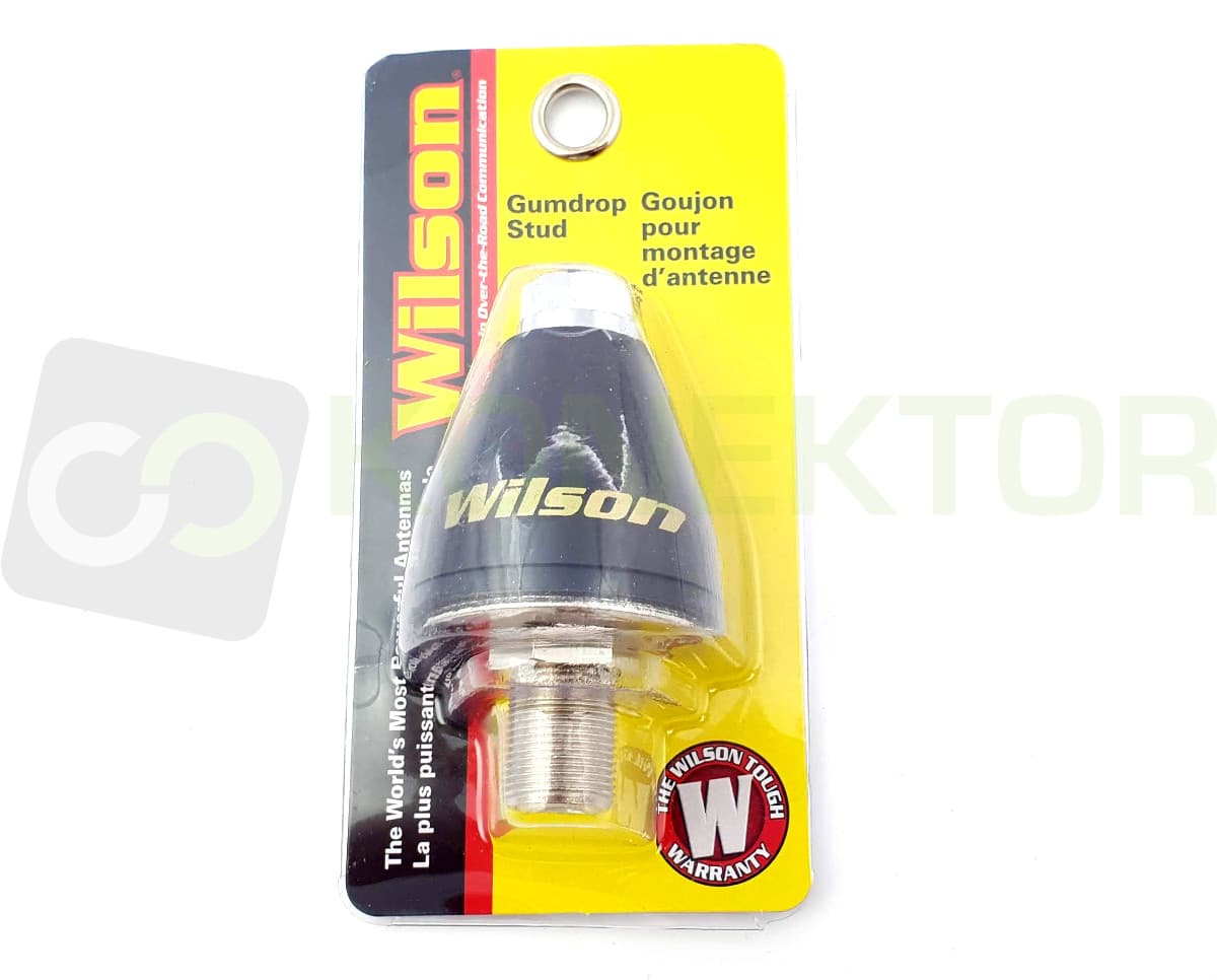 Wilson Gum Drop Black solidna stopka (główka) typ 3/8 na wtyk UC-1 od spodu