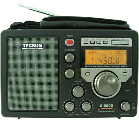 TECSUN S-8800 zaawansowany odbiornik globalny z pilotem, SSB, DSP