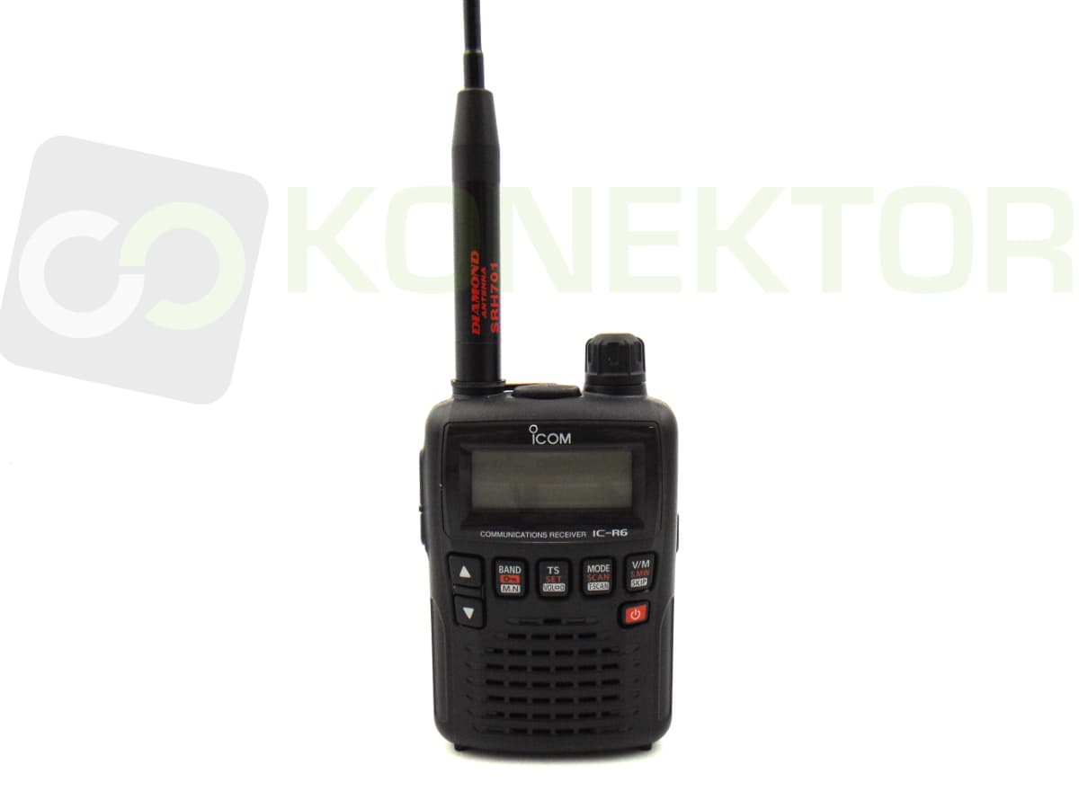 Diamond SRH701 SMA-M 19cm Antena do duobanderów, skanerów np. do Wouxun KG-UV8D, KG-UV9D, Baofeng UV-3R, Icom R6, Uniden UBCD 3600, Yaesu FT-70-DE itp.