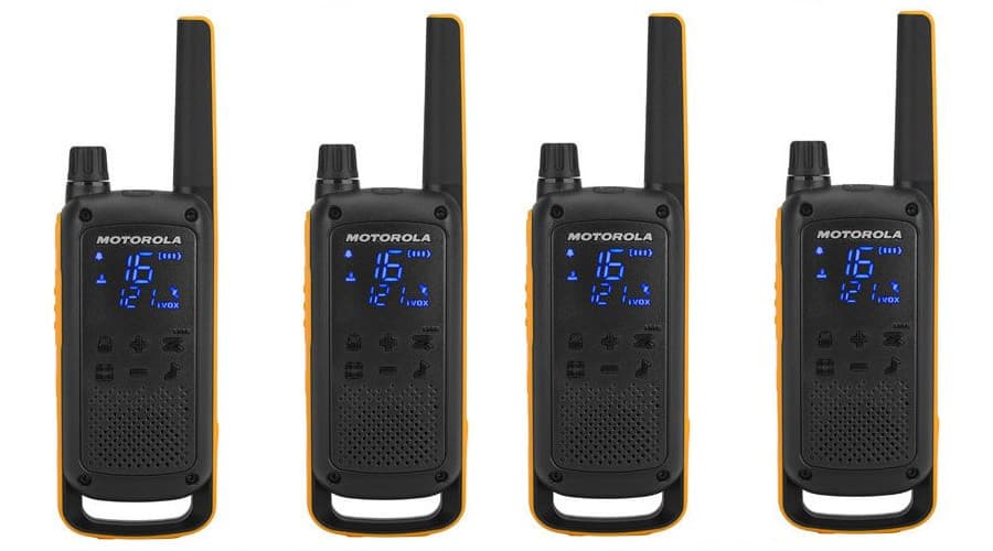 MOTOROLA T82 TALKABOUT EXTREME IPX4 QUADPACK zestaw walizka [4szt.] krótkofalówki PMR 16 kanałów bez zezwoleń  POLSKA DYSTRYBUCJA