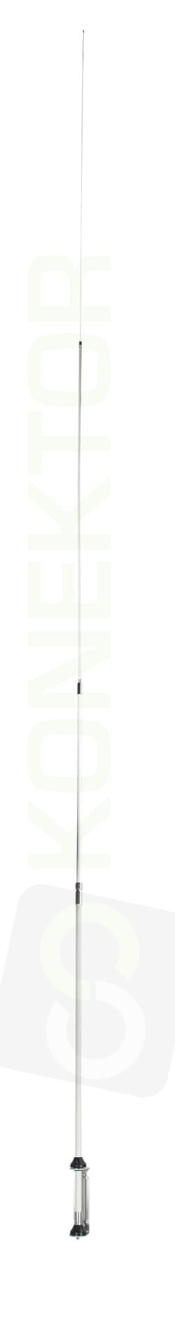 RADIORA FIBERGLASS 1/2 superwytrzymała antena bazowa CB + 10m 1/2 fali z włókna szklanego
