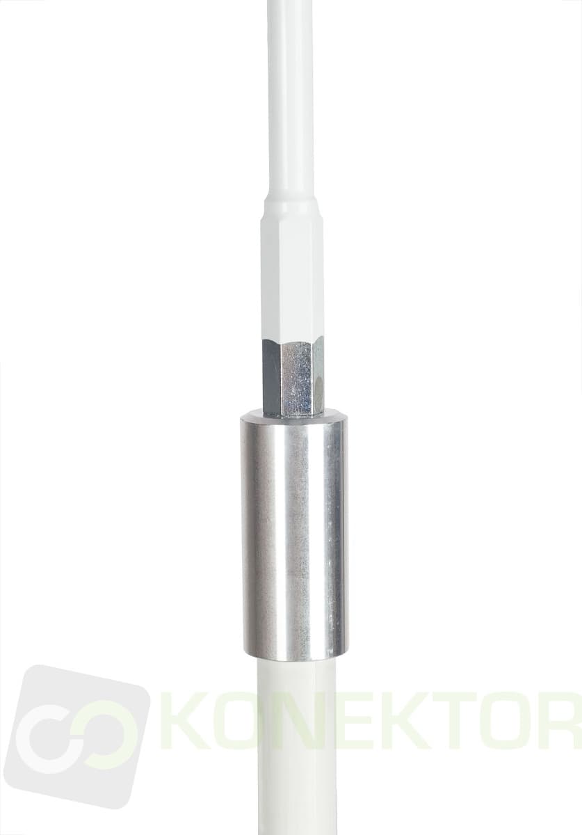 RADIORA FIBERGLASS 1/2 superwytrzymała antena bazowa CB + 10m 1/2 fali z włókna szklanego