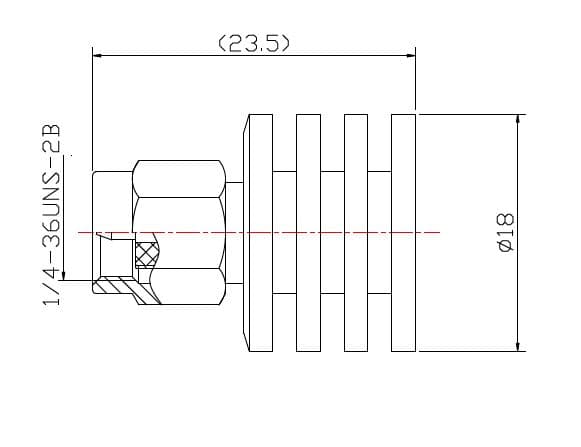 Sztuczne obciążenie DC-3GHz 50 Ohm RADIORA DL-5-SMA 5W wtyk SMA (do pomiaru mocy radia)