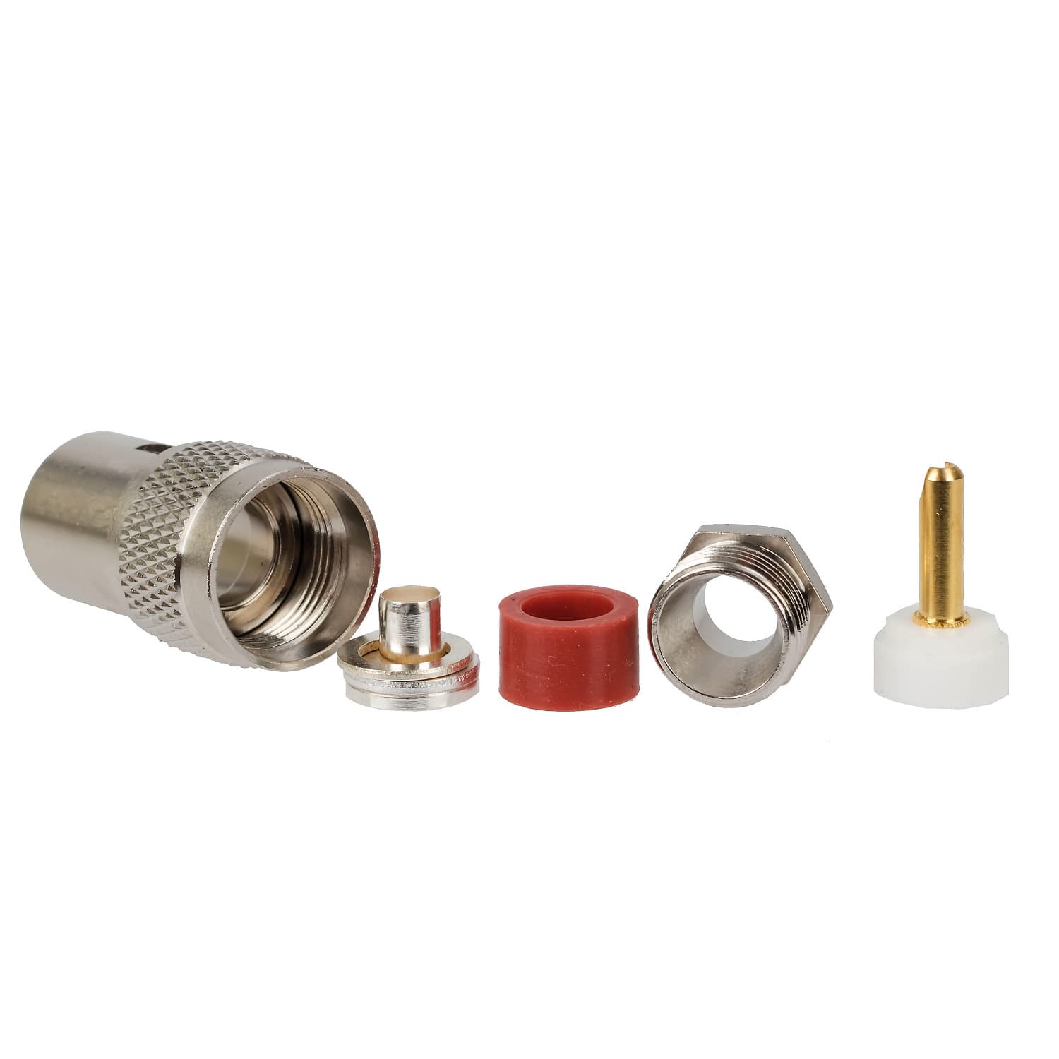 Wtyk UC-1 skręcany PL-259/7 PTFE/Gold RADIORA - złącze klampowane na przewód np. RF-7, Aircell 7 itp.