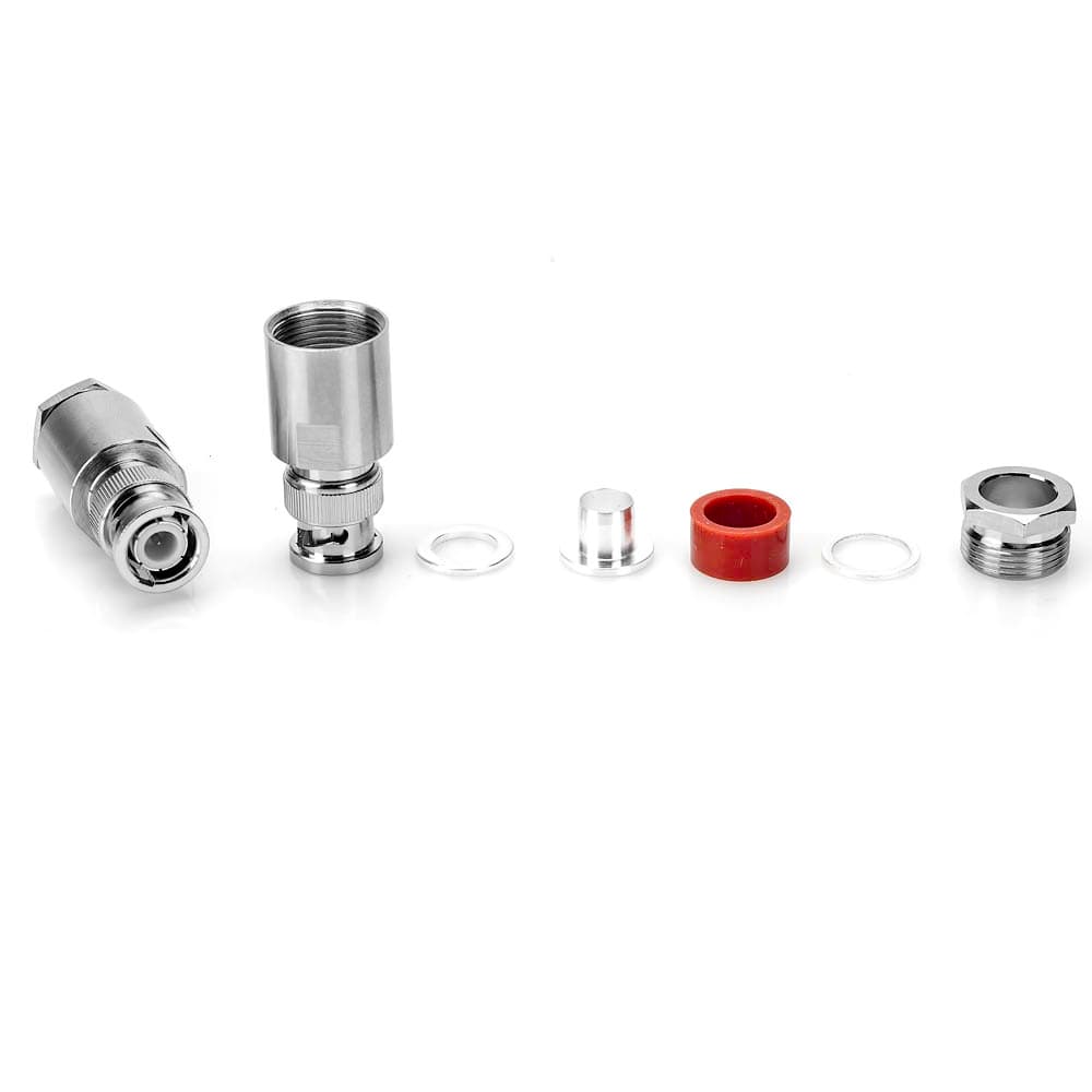 Wtyk BNC skręcany na przewód RG-213, RF-10, H-1000 PTFE/Gold RADIORA
