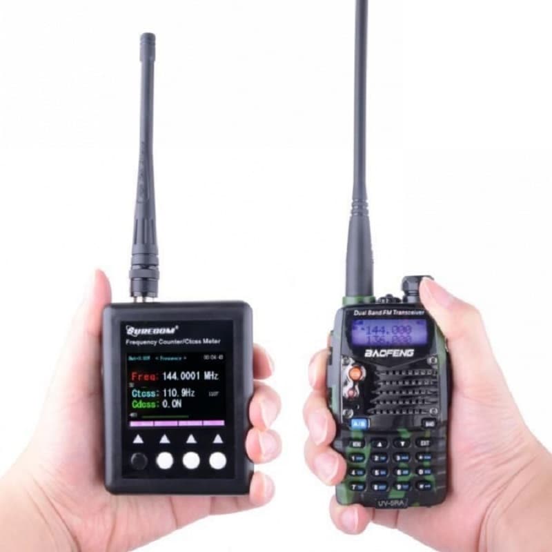 SURECOM SF-401 Plus miernik częstotliwości 27MHz - 3GHz licznik częstotliwości z TCXO skan CTCSS/DCS obsługa DMR 