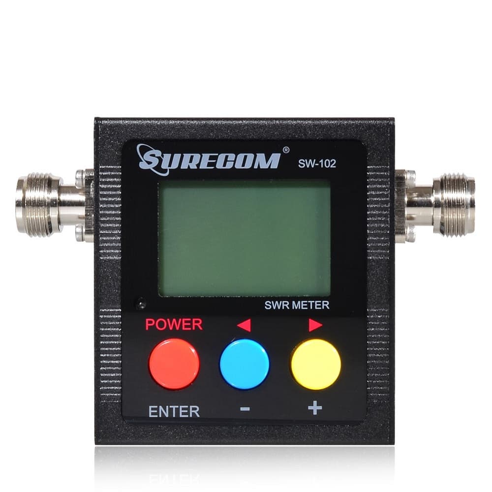 SURECOM SW-102 CYFROWY REFLEKTOMETR 125-525 MHz - miernik SWR, mocy oraz częstotliwości