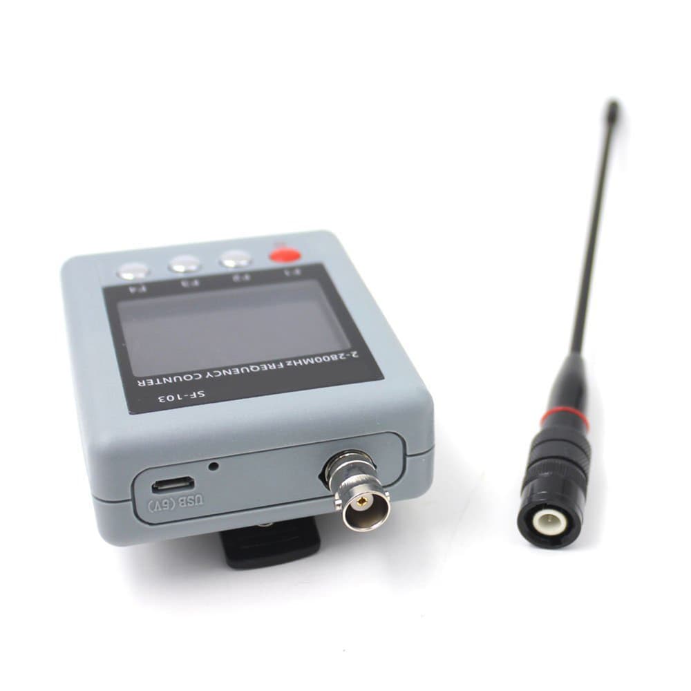 SURECOM SF-103 miernik częstotliwości 2MHz - 2.8GHz licznik częstotliwości z TCXO HF/VHF/UHF skan CTCSS/DCS obsługa DMR
