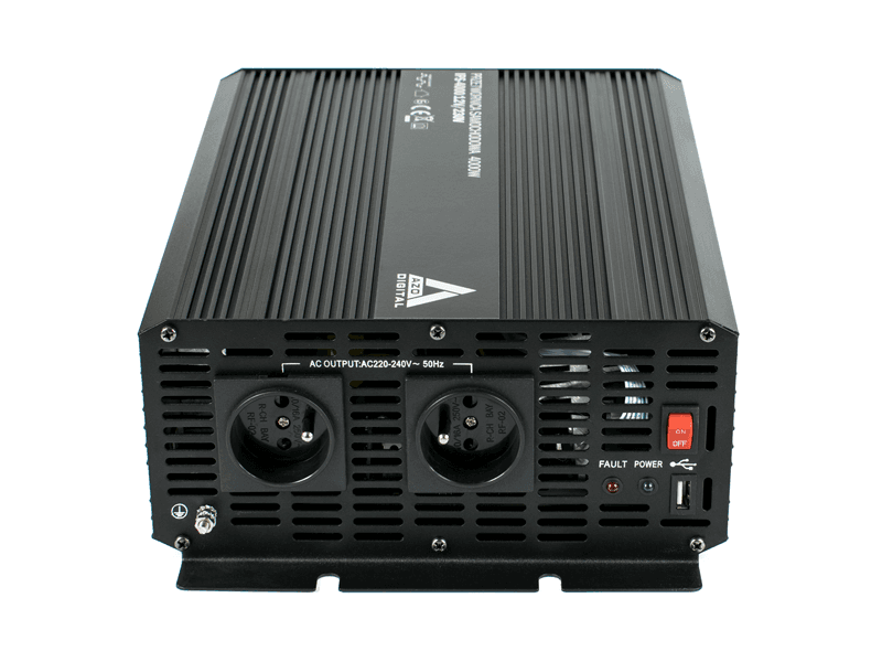 AZO IPS-4000 PRZETWORNICA NAPIĘCIA 12V/230V 4000W - 3 lata gwarancji