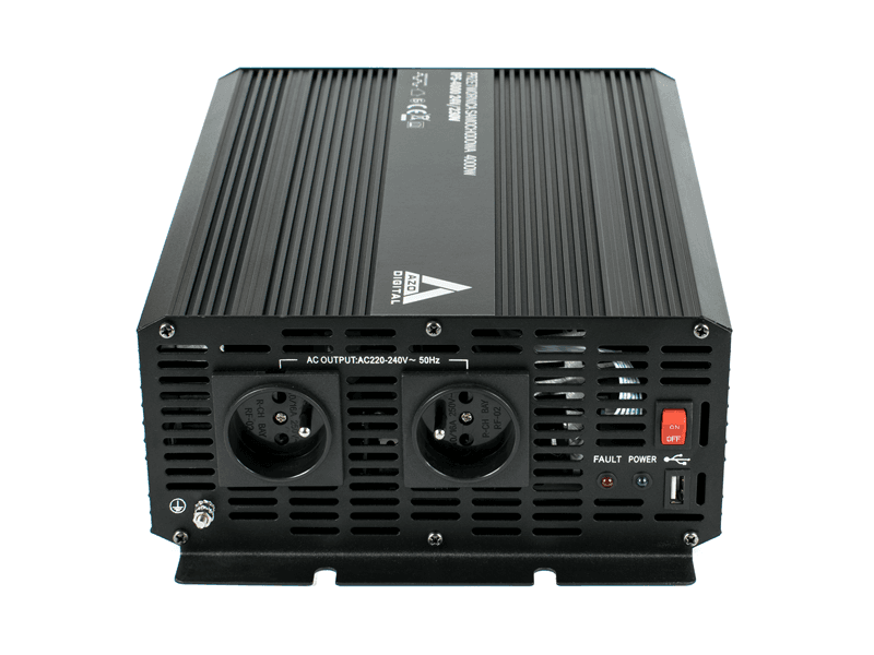 AZO IPS-4000 PRZETWORNICA NAPIĘCIA 24V/230V 4000W - 3 lata gwarancji