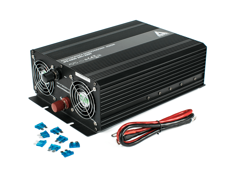 AZO IPS-4000 PRZETWORNICA NAPIĘCIA 24V/230V 4000W - 3 lata gwarancji