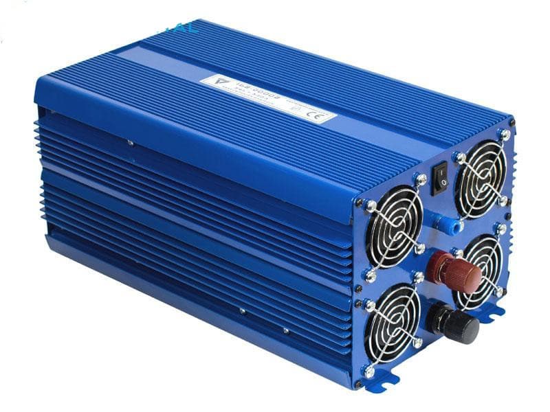 AZO IPS-5000-S SINUS PRZETWORNICA NAPIĘCIA 24V/230V 5000W z miękkim startem np. POMPY LODÓWKI - ECO MODE - 5 lat gwarancji, produkcja polska