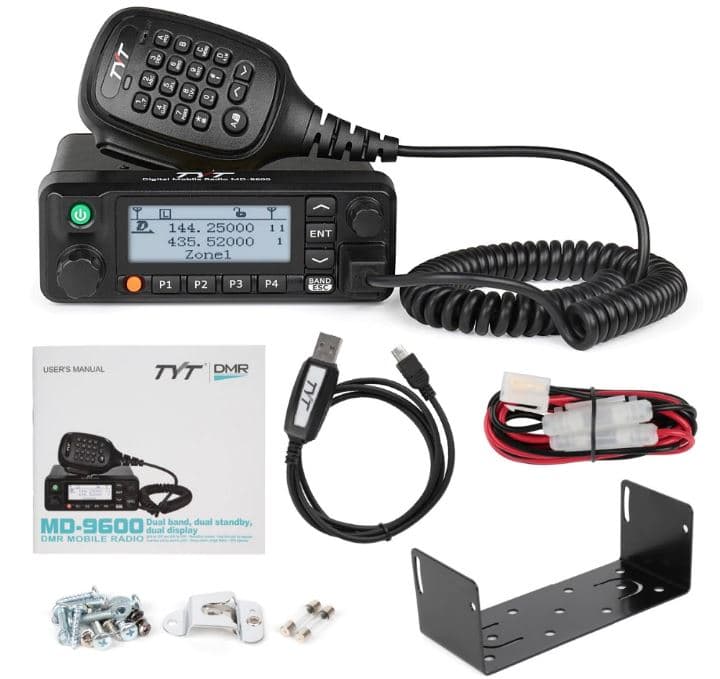 TYT MD-9600 GPS radiotelefon 50W VHF/UHF 136-174/400-480MHz DMR / MOTOTRBO / analog - PEŁNA POLSKA INSTRUKCJA + WGRANE PRZEMIENNIKI 