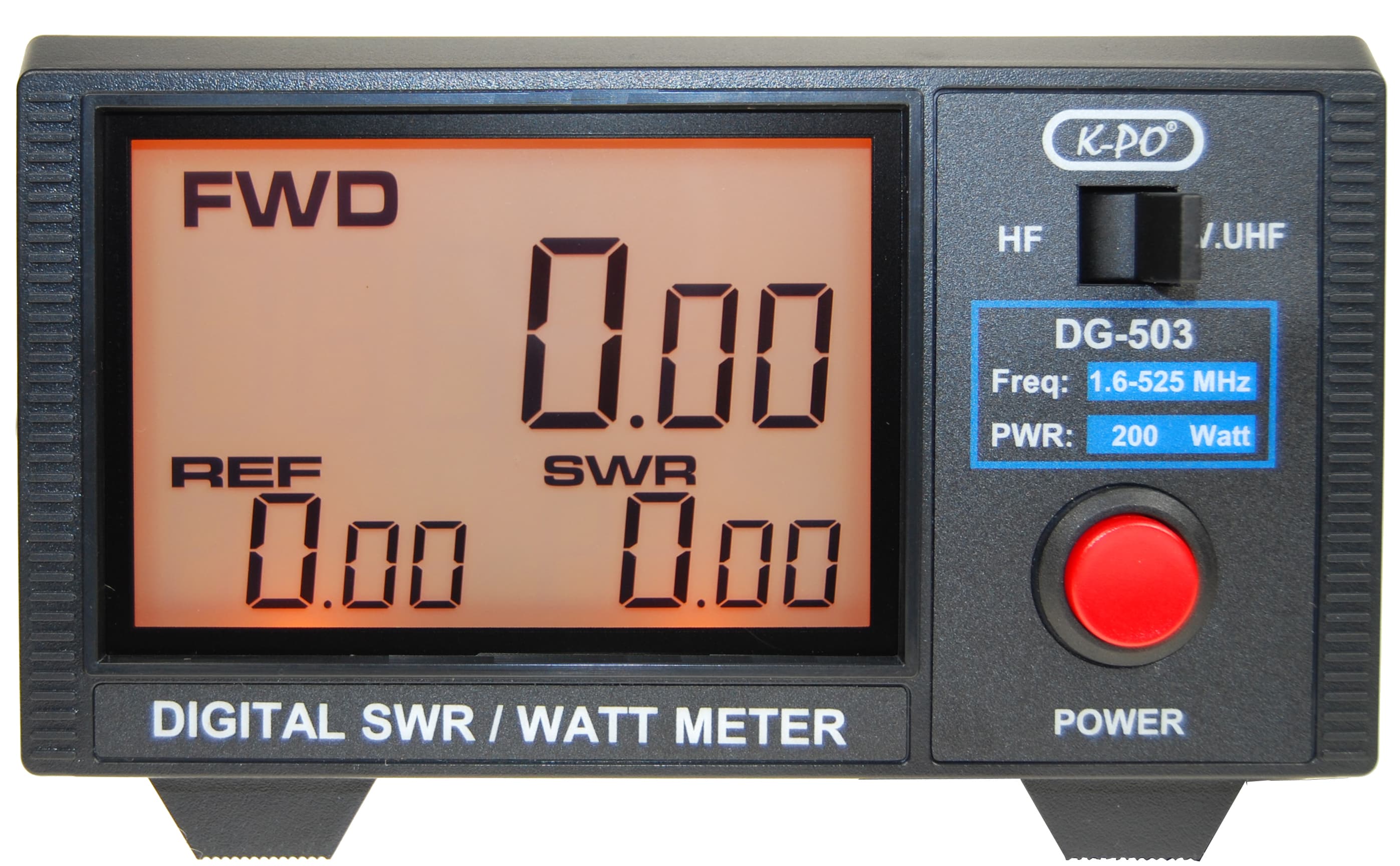 NISSEI DG-503 CYFROWY REFLEKTOMETR 1.8-525 MHz - pomiar SWR/POWER miernik (jak KPO DG503)