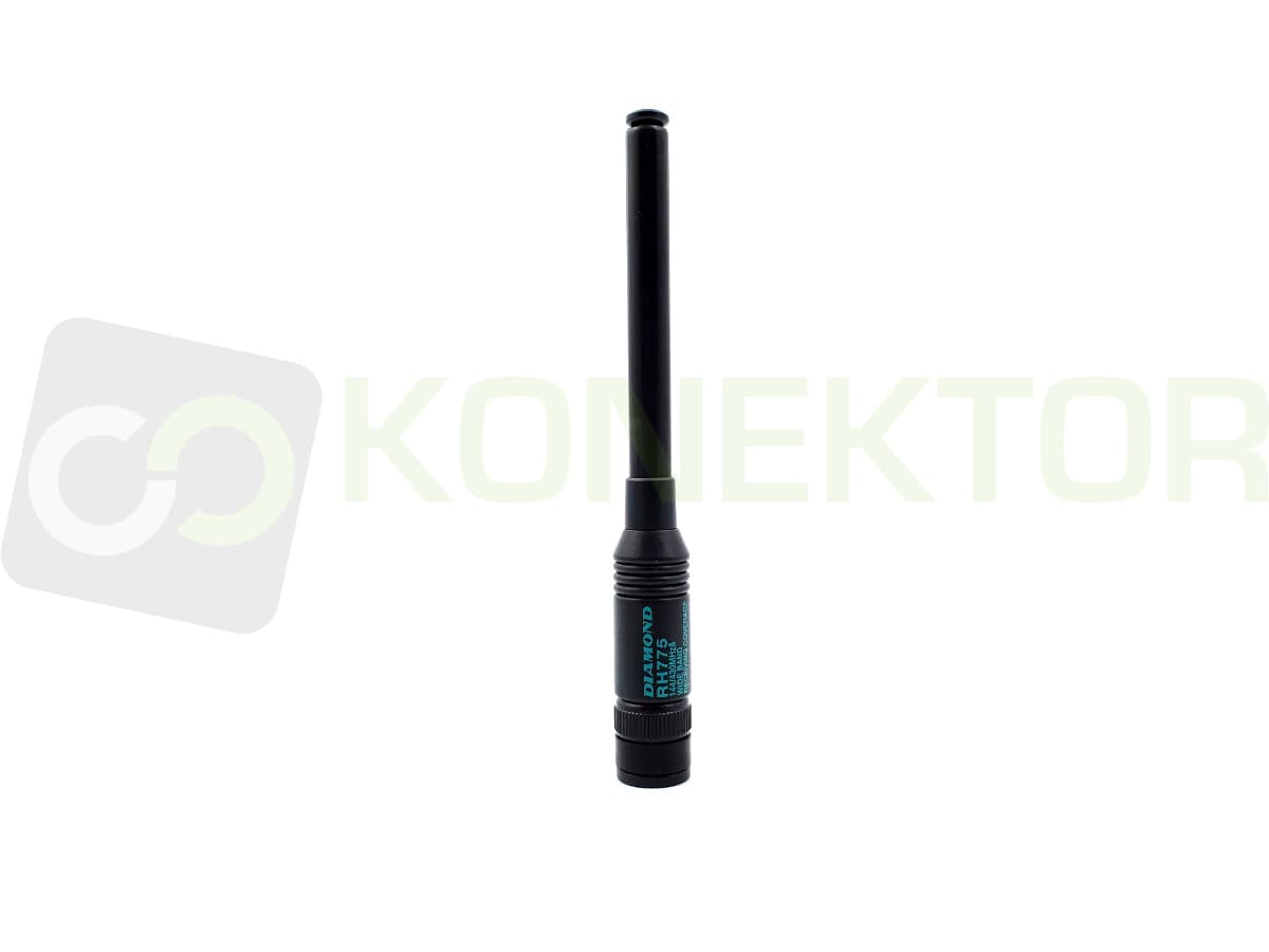 Diamond RH-775 BNC antena szerokopasmowa do skanerów, odbiorników SDR - zakres pracy 120-900MHz TELESKOPOWA 12-41cm