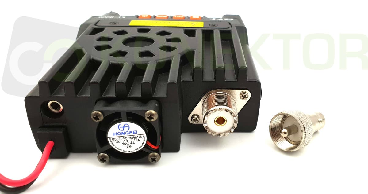 Przejściówka adapter gniazdo BNC / wtyk UC-1 (z BNC na wtyk UC-1)