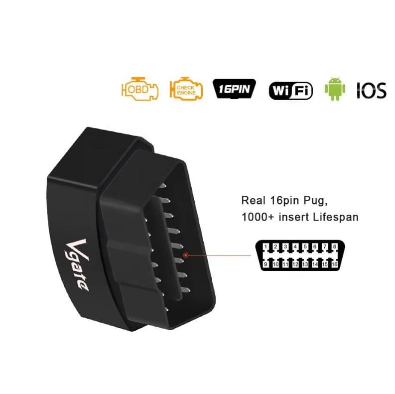 VGATE iCAR PRO WI-FI MARKOWY INTERFEJS DIAGNOSTYCZNY, odczyt i kasowanie błędów komputera - WSZYSTKIE MARKI SAMOCHODÓW adapter bluetooth OBD II - Łódź, Zbąszyńska 2