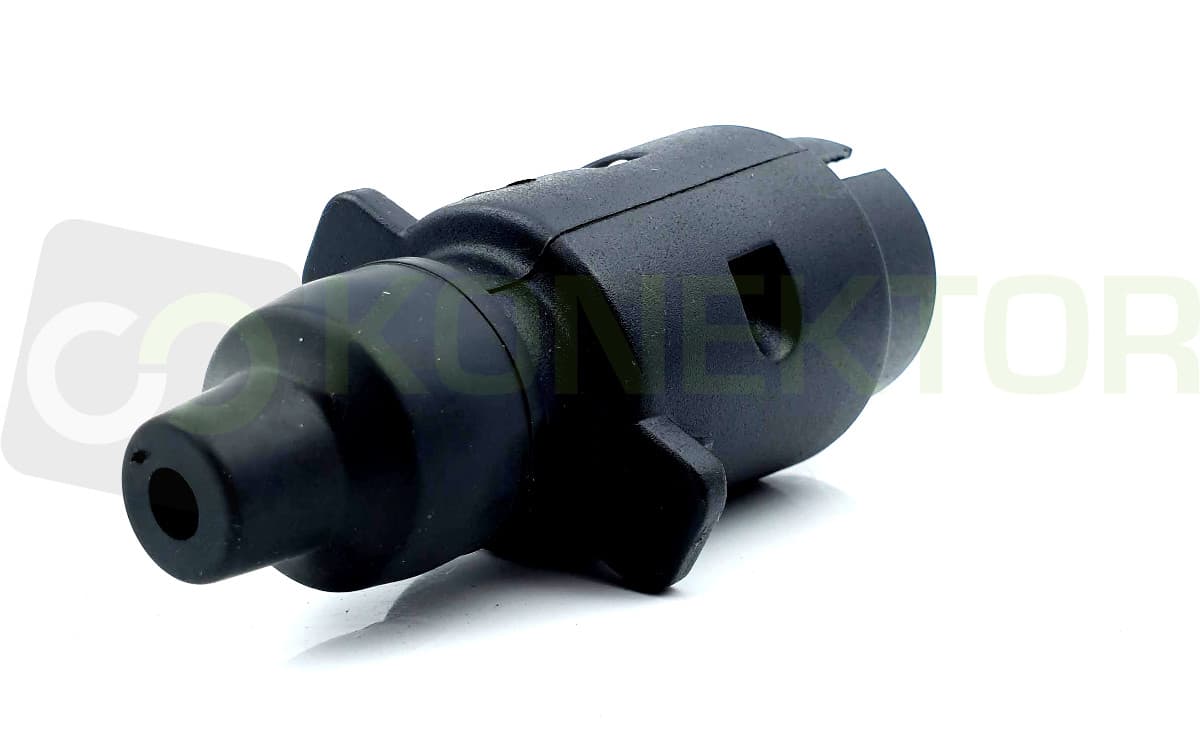 Wtyk do przyczepy samochodowej 12/24V, 7-pin, plastikowy