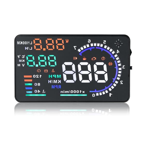 Wyświetlacz Head-Up Display A8 projektor HUD 5.5" do Twojego auta - pod OBD-2
