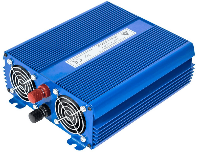 AZO IPS-1200-S SINUS 2G ECO MODE PRZETWORNICA NAPIĘCIA 24V/230V 1200W z miękkim startem, tryb EKO np. POMPY LODÓWKI - 5 lat gwarancji