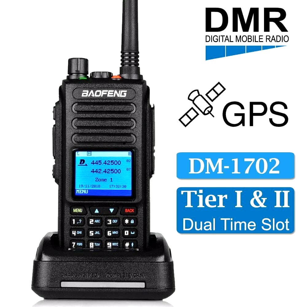 BAOFENG DM-1702 GPS DMR Tier II RĘCZNY RADIOTELEFON VHF/UHF (136-174/400-480MHz)