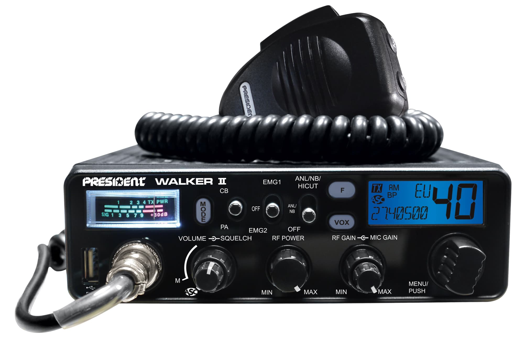 PRESIDENT WALKER II CB radio dla wymagających - wyższa półka