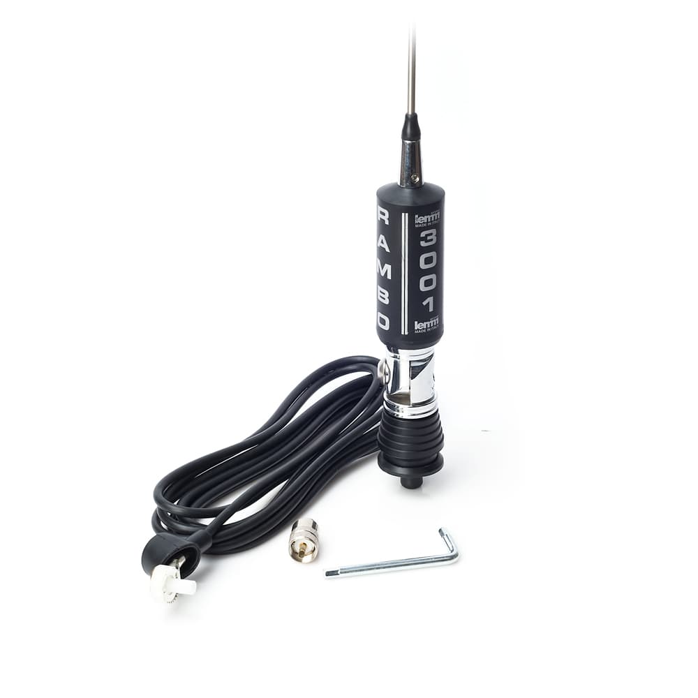 LEMM AT-3001 RAMBO KULTOWA ANTENA CB montażowa wersja 180cm kabel 4m