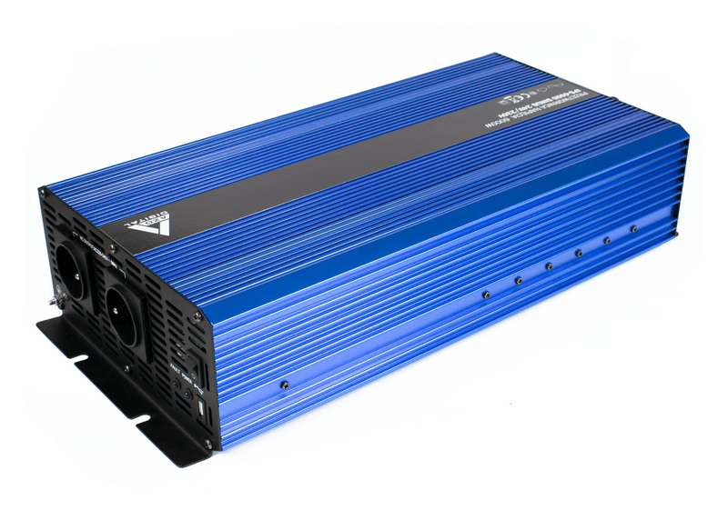 AZO IPS-6000-S SINUS Przetwornica napięcia 24V/230V 6000W z miękkim startem np. POMPY PIECE CO LODÓWKI KOMPRESORY - 3 lata gwarancji