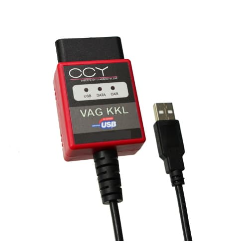 Polski interfejs diagnostyczny OBD-II VAG KKL USB / kabel do komputera PC do Volkswagen Audi Seat Skoda - Łódź, Zbąszyńska 2