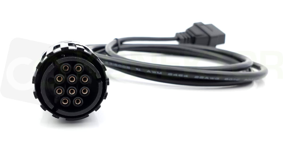 ADAPTER BMW 10-PIN do OBD-II przejściówka do ICOM D - motocykle BMW serie F, K, R, S - Łódź, Zbąszyńska 2