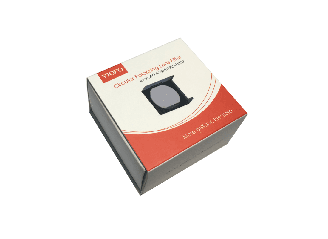 Filtr polaryzacyjny CPL do kamer Viofo A119, A119-G, A119S, A119S-G, A119PRO, A119PRO-G, A129