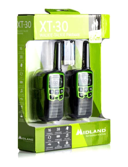 Midland XT30 komplet [2szt.] krótkofalówki PMR bez zezwoleń, POLSKA DYSTRYBUCJA