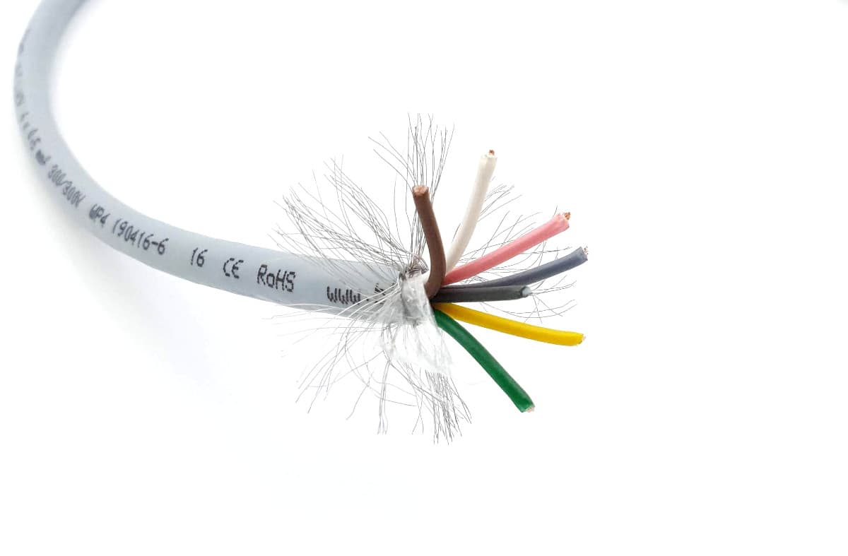 Kabel sterowniczy ekranowany BITNER LIYCY 6x0,5 (np. do rotora, skrzynki antenowej) - produkcja polska
