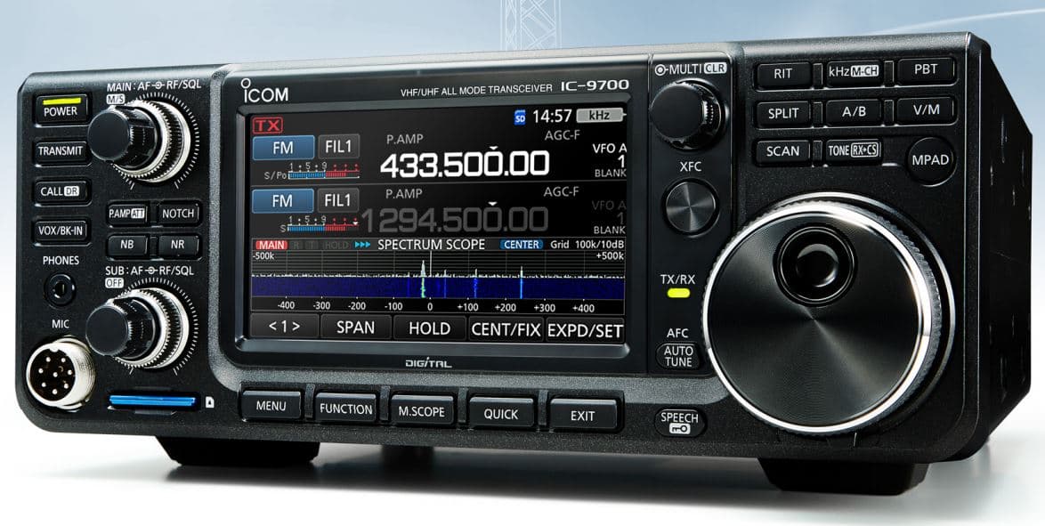 Icom IC-9700 radiotelefon VHF/UHF + 23cm - moc do 100W AM/FM/SSB D-STAR MADE IN JAPAN